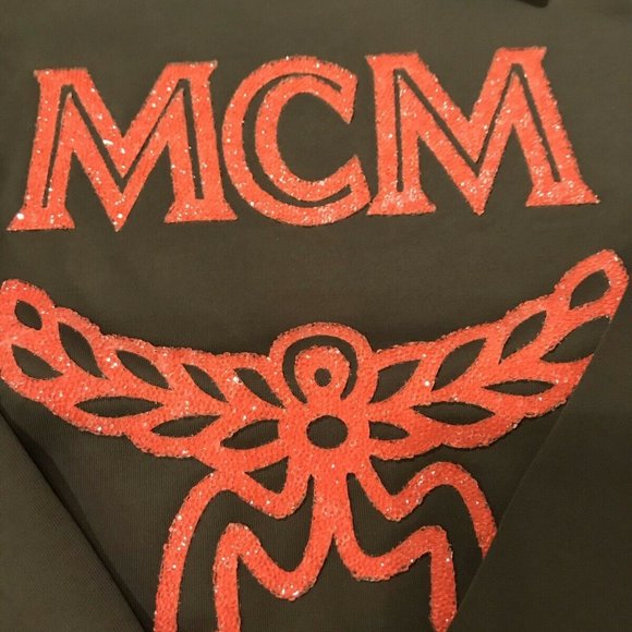 MCM Logo Pullover winter Moss Green - Picture 7 of 8